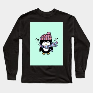 Musical Penguin Long Sleeve T-Shirt